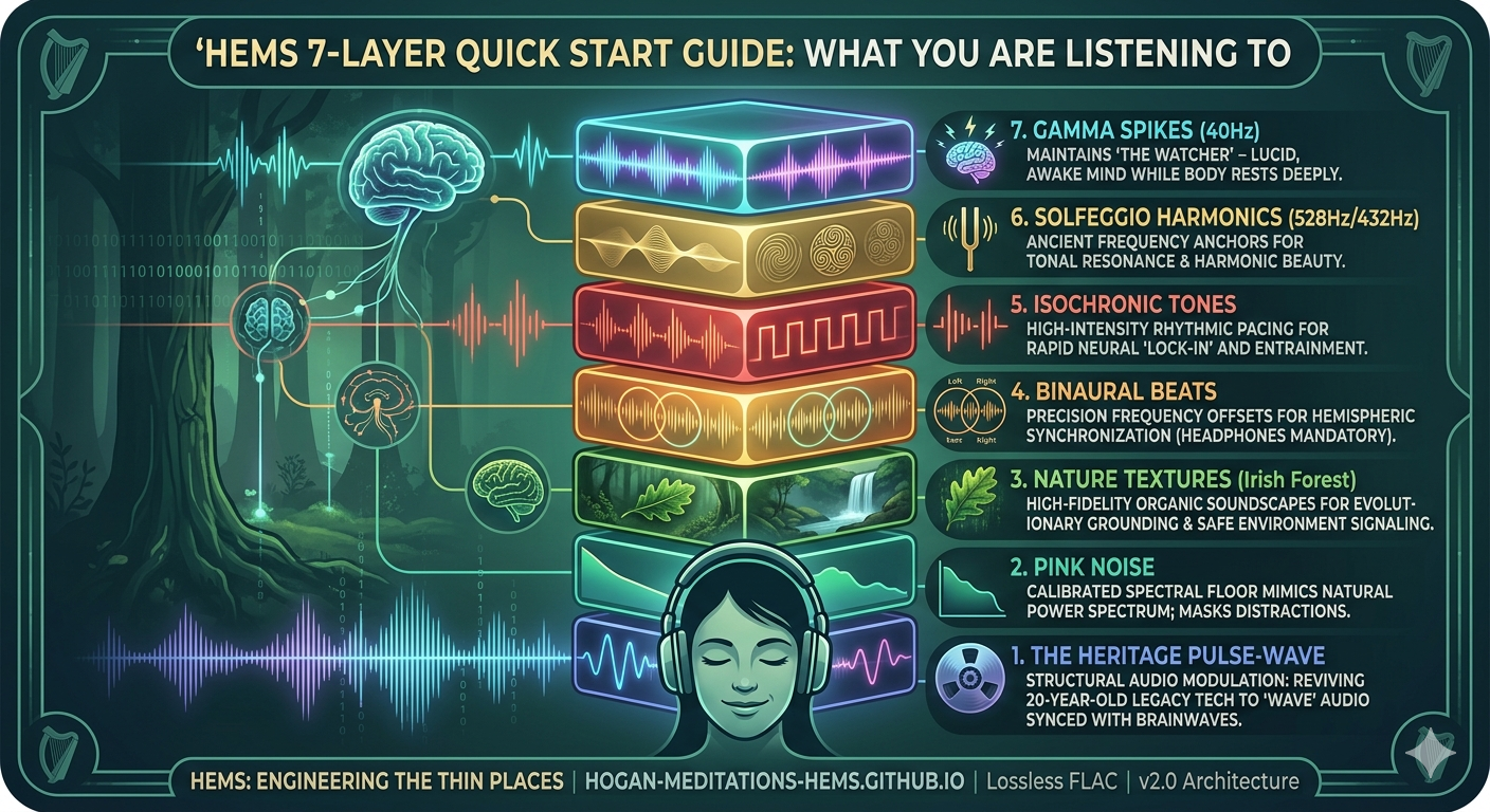 HEMS 7-Layer Neural Entrainment Architecture Graph